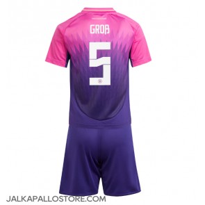Saksa Pascal Gross #5 Vieraspaita Lapsille EM-Kisat 2024 Lyhythihainen (+ shortsit)